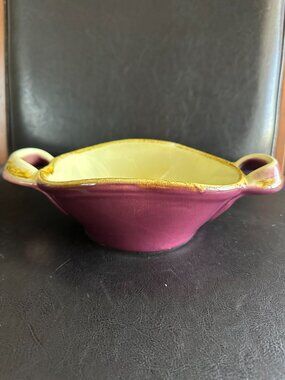 Italian Hand Created Decorative Stoneware Bowl by IL NODO Ceramiche ITALY c.1960
